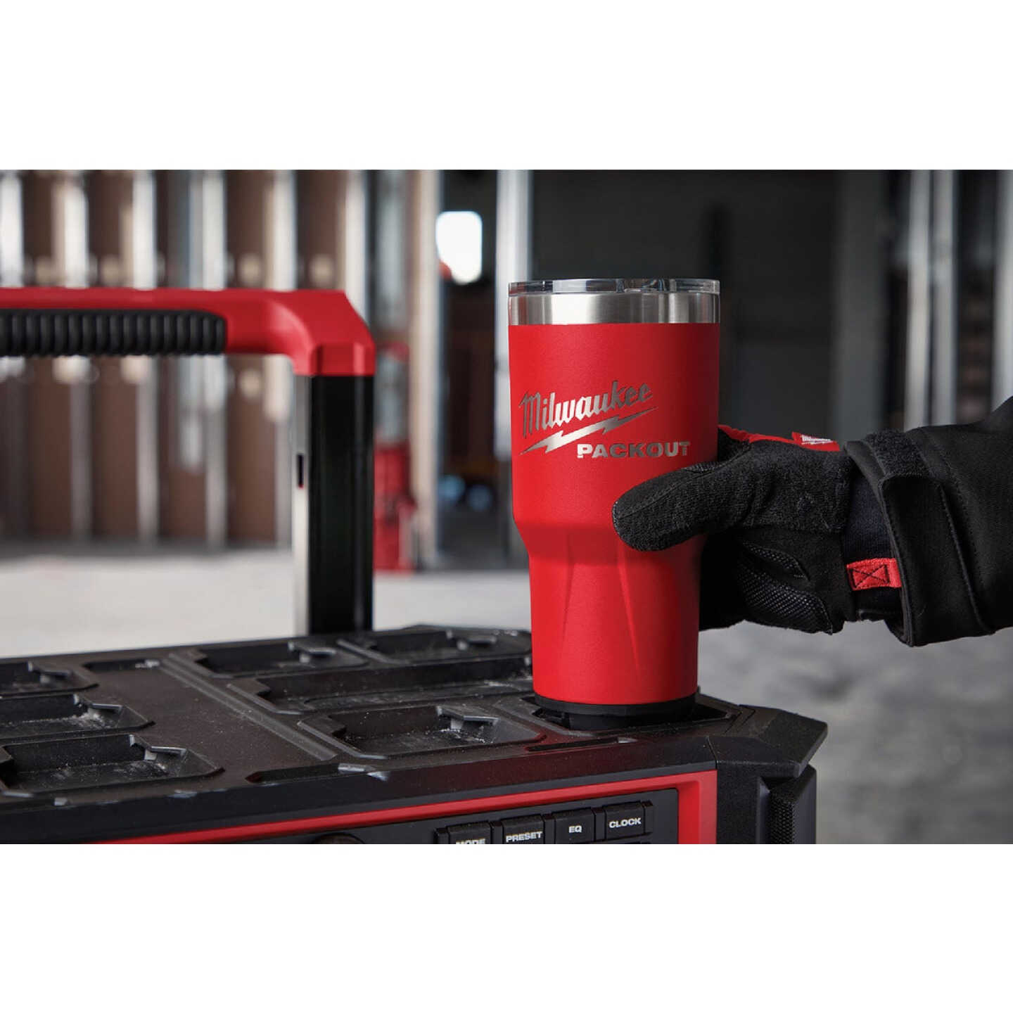 Milwaukee PACKOUT 30 Oz. Red Insulated Tumbler - Hemly Hardware